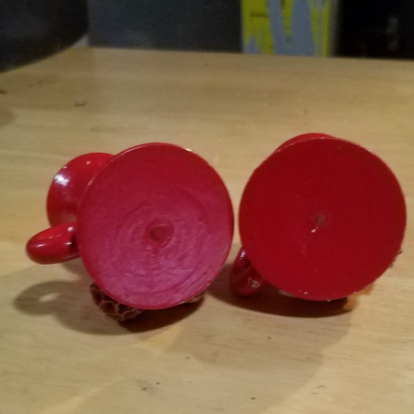 Vintage Small Honeycomb Candle Stick Holders - Picture 4 of 4